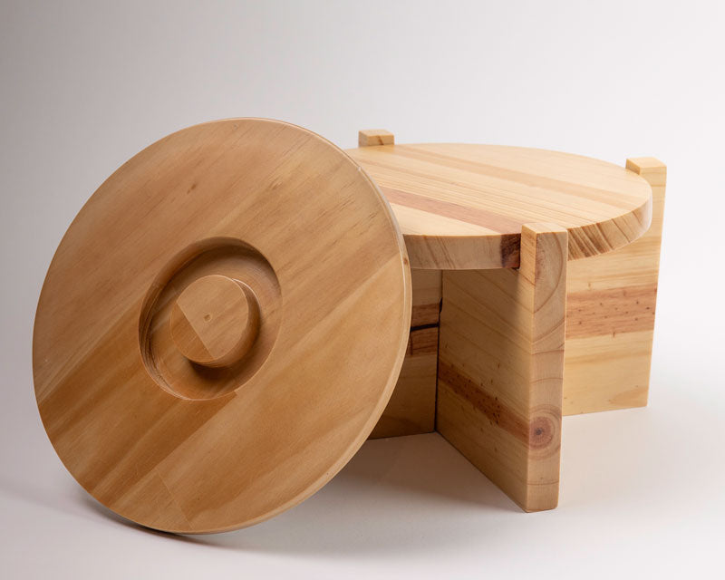Base y Tapa de Madera