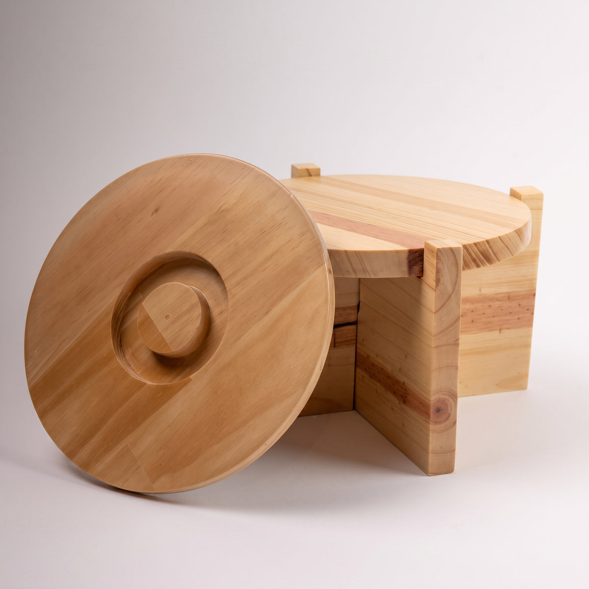 Base y Tapa de Madera